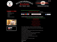 schwarzwaldsushi.de Webseite Vorschau