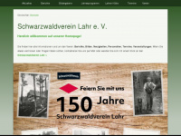 schwarzwaldverein-lahr.de Webseite Vorschau