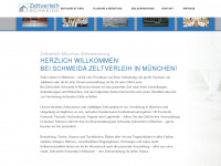 schweida-zeltverleih.de Webseite Vorschau