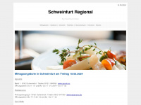 schweinfurt-regional.de Webseite Vorschau