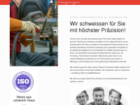 schweissmechanik.ch Webseite Vorschau