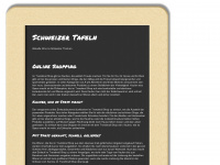 schweizer-tafeln.ch Webseite Vorschau