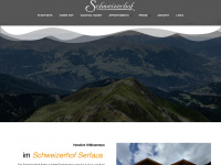 schweizerhof-serfaus.at Webseite Vorschau