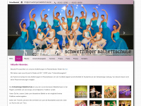 schwetzinger-ballettstudio.de Webseite Vorschau