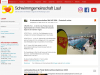 schwimmgemeinschaft-lauf.de Webseite Vorschau