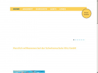schwimmschule-hitz.ch Webseite Vorschau