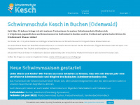 schwimmschule-kesch.de Webseite Vorschau