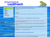 schwimmschule-laubfrosch.ch Webseite Vorschau