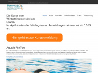 schwimmschule.ch Webseite Vorschau