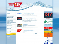 schwimmverein-esv.at Webseite Vorschau