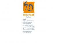 schwitalla-druckerei.de Webseite Vorschau