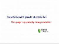 scienceconcepts.de Webseite Vorschau