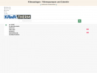 kawa-therm.de Webseite Vorschau