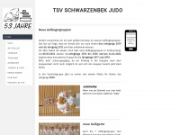 judo-schwarzenbek.de Webseite Vorschau