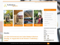 tecklenburg-touristik.de Webseite Vorschau