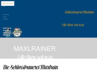 maxlrain.de Webseite Vorschau