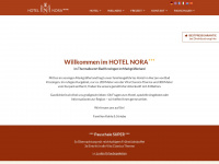 hotel-nora.de Webseite Vorschau