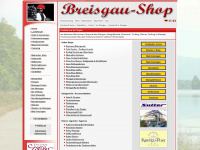breisgau-shop.de Webseite Vorschau