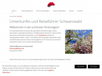 schwarzwaldfewos.de Webseite Vorschau