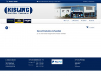 kisling-gmbh.de Webseite Vorschau