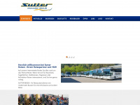 sutter-reisen.de Webseite Vorschau