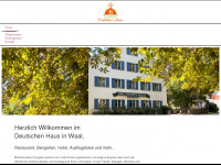 deutscheshaus-waal.de Webseite Vorschau