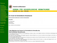 veh-eichsfeld.de Webseite Vorschau