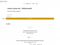 scitec-career.de Webseite Vorschau