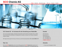 sco-chemie.ch Webseite Vorschau