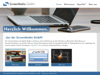 screenmedia.ch Webseite Vorschau