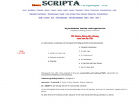 scripta.ch Webseite Vorschau
