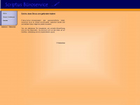 scriptus-bueroservice.de Webseite Vorschau