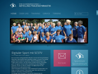 scs-frauengymnastik.de Webseite Vorschau