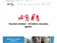 scubaviva.ch Webseite Vorschau