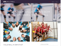 scunibaselvolleyball.ch Webseite Vorschau