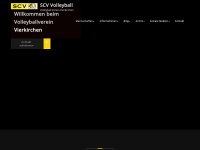 scv-volleyball.de Webseite Vorschau
