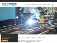 sd-metallbau.de Webseite Vorschau