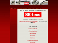 se-tecs.de Webseite Vorschau