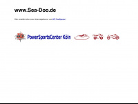 sea-doo.de Webseite Vorschau