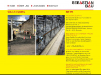 sebastian-bau.de Webseite Vorschau