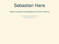 sebastian-hans.de Webseite Vorschau