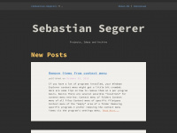 sebastian-segerer.de Webseite Vorschau