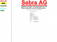 sebra.ch Webseite Vorschau
