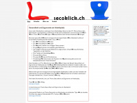 secoklick.ch Webseite Vorschau