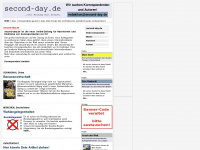 second-day.de Webseite Vorschau