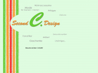 second-design.de Webseite Vorschau
