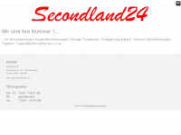 secondland24.de Webseite Vorschau