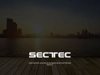 sectec.at Webseite Vorschau