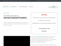 secu-invest.de Webseite Vorschau