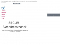 secur.ch Webseite Vorschau